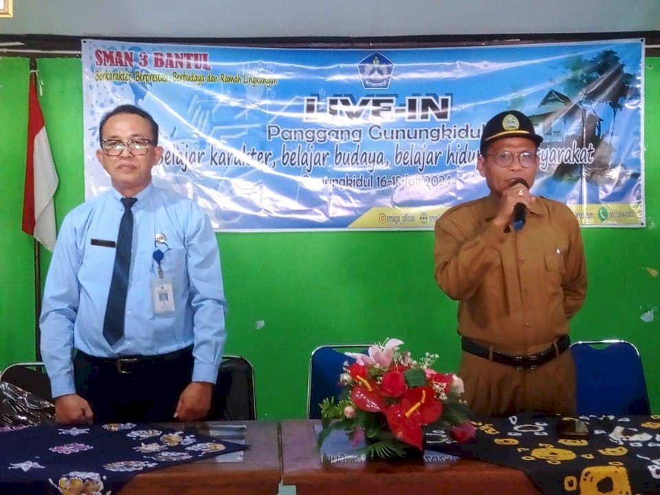 siswa siswi SMA N 3 Bantul 